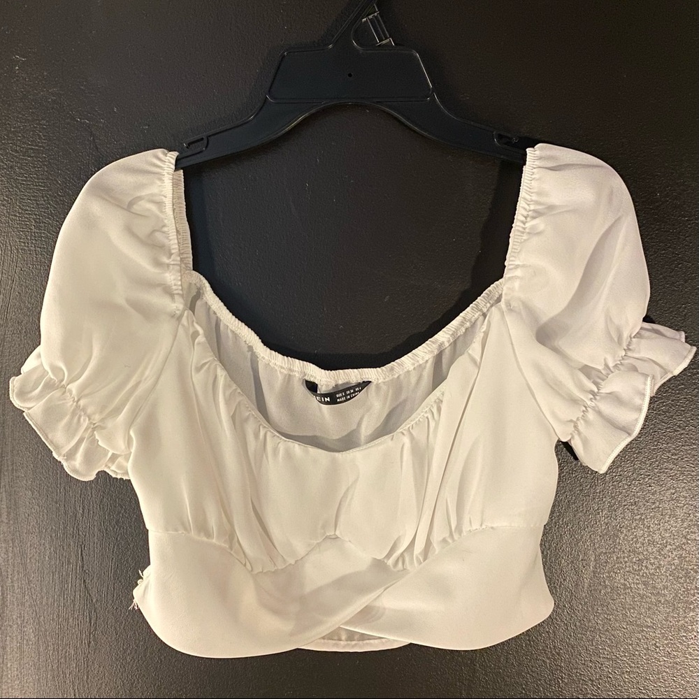 “Milkmaid” Crop Top